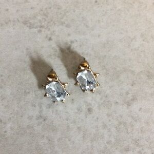 Elegant Gold and Silver Stud Earrings